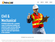 Tablet Screenshot of petrogoldservices.com
